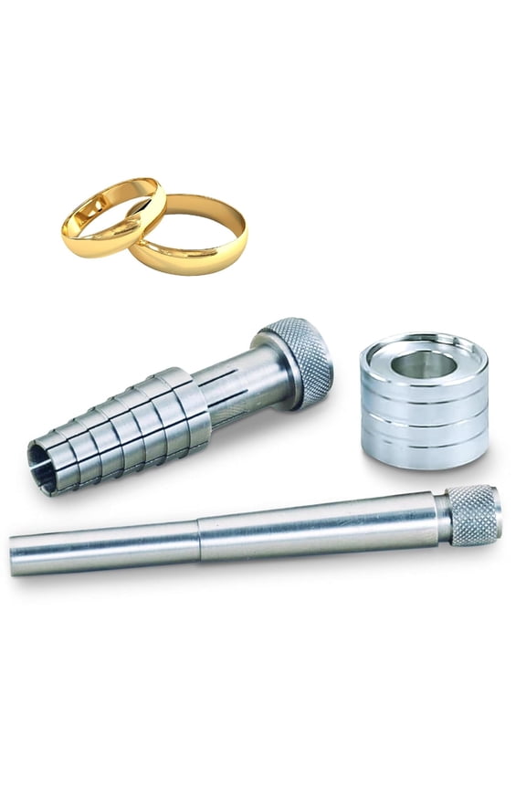 Ring Stretcher Tool Kit for Ring Sizes 6-10 – Ring Expander for Gold, Silver & Soft Metals | Durable & Portable with Mandrel and Expander Rod | Easy-to-Use Sizing Tool for Jewelry at Home or Pro Use