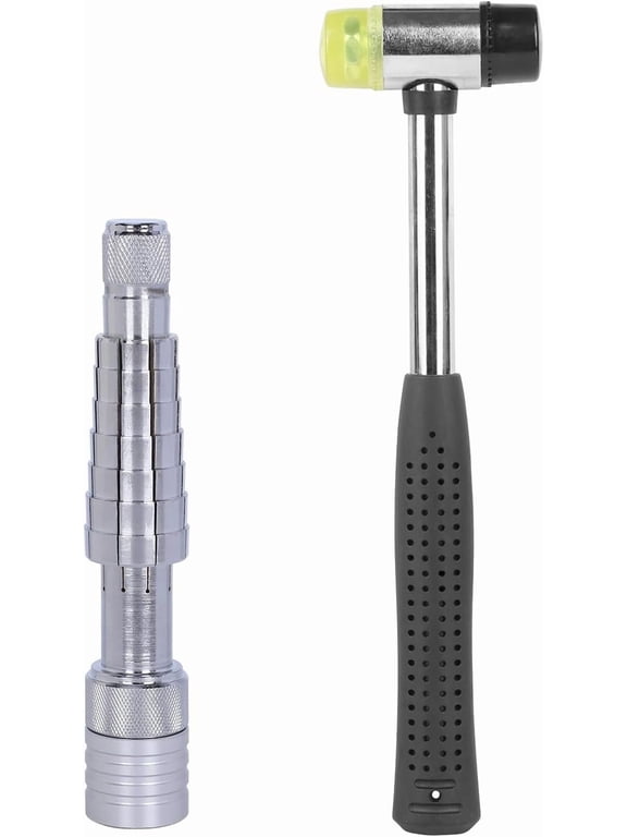 Ring Stretcher Tool Kit with Jewelry Rubber Mallet Ring Expander and Extender Tool for Ring Sizing Making and Repair