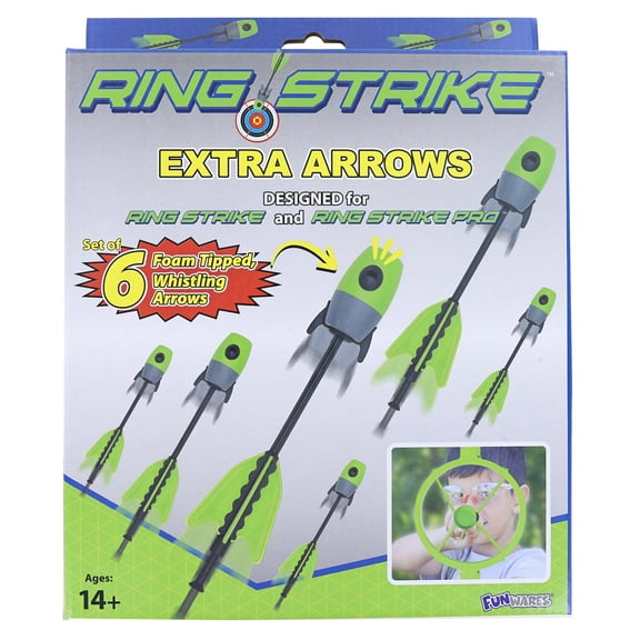 Ring Strike Green Spare Arrows | Set of 6