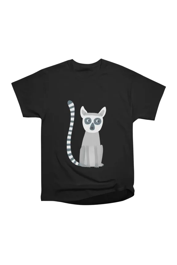 Ring Tailed Lemur Dark T-Shirt Tee Gift For Him Merch For Her Apparel For Friend