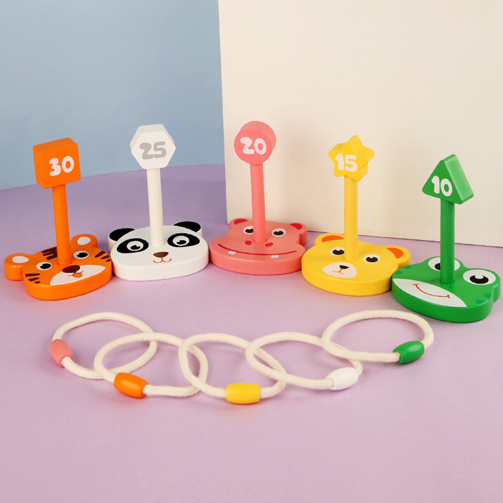 Ring Toss Game Set | Indoor Outdoor Carnival Family Party Yard Game ...