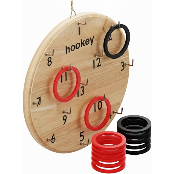 Ring Toss | Sturdy Wooden Board Set for Outdoor | Camping Activities - Adults & Picnic