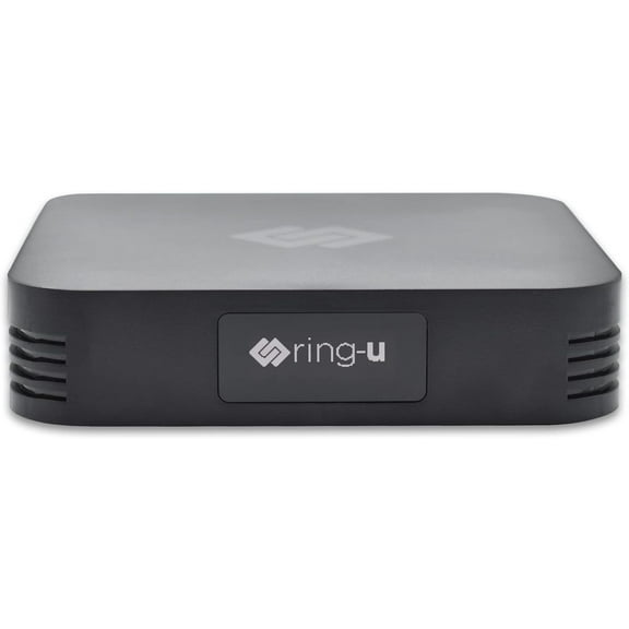 Ring-U Hello Hub Small Business PBX/VOIP Phone System. Works Exclusively With Ring-u Telephone Service. Up to 30 Lines and 75 Extensions. Keep Your Number! Setup Easier Than a Wireless Router.