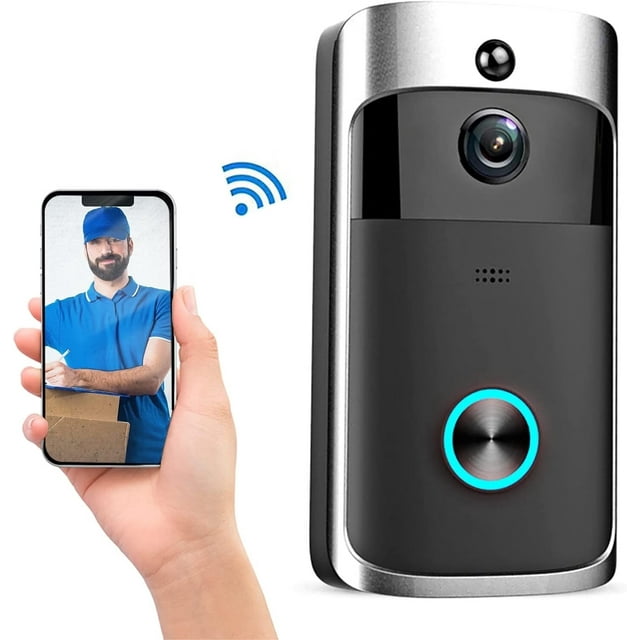 Ring & Video Access Control Bell With Camera Wireless WiFi Phone Bell 720PHD