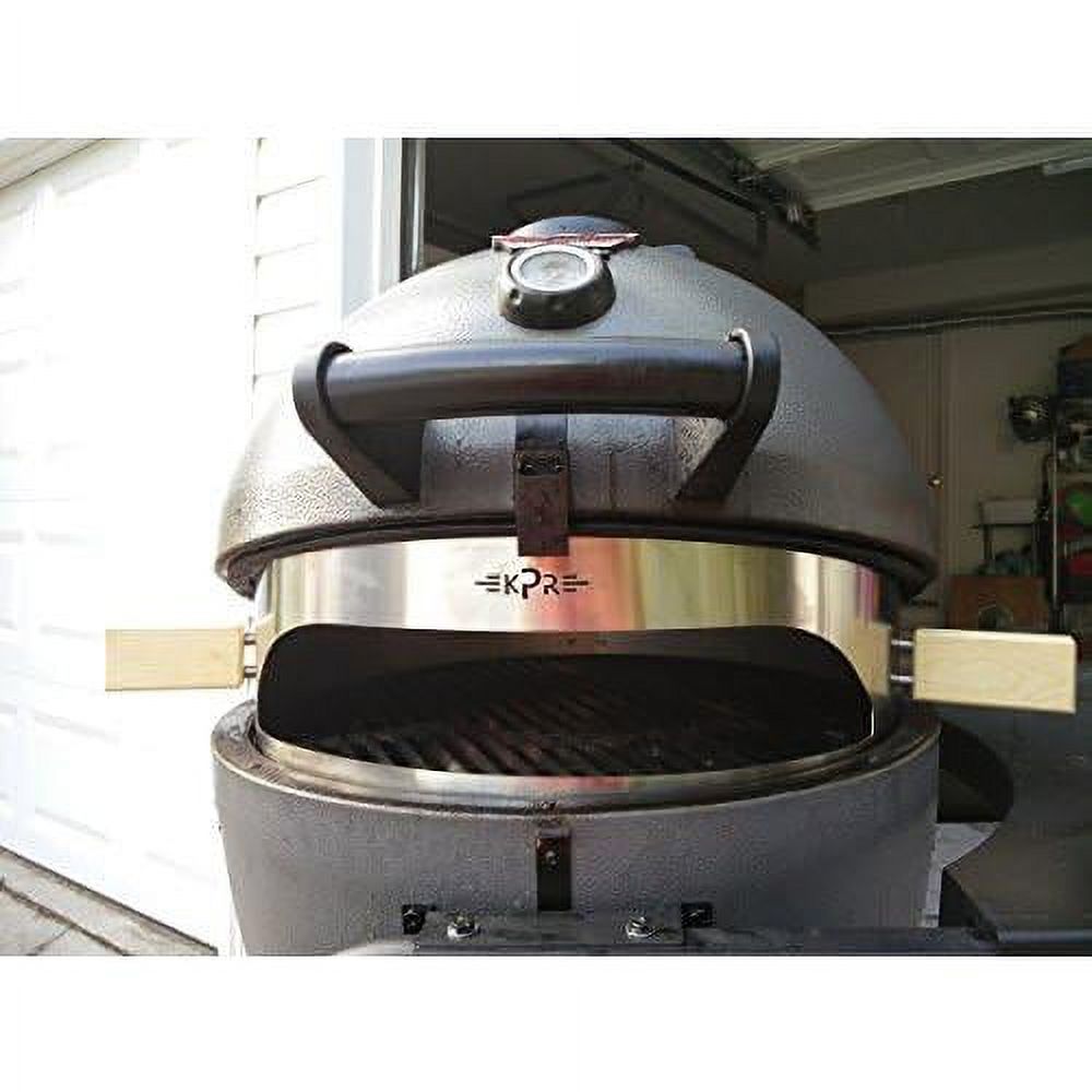 Ring With Wooden Handle For Akorn Kamado Grill Precision Laser Cut
