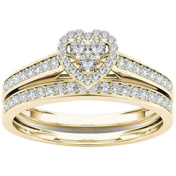 Ring for Women 925 Silver 14k Gold Rings Rings for Women Zircon Gold-plated Ring Rings Couple Inlaid Classic Jewelry Rings Rings In Jewelry Birthday Anniversary Jewelry Gift on Clearance