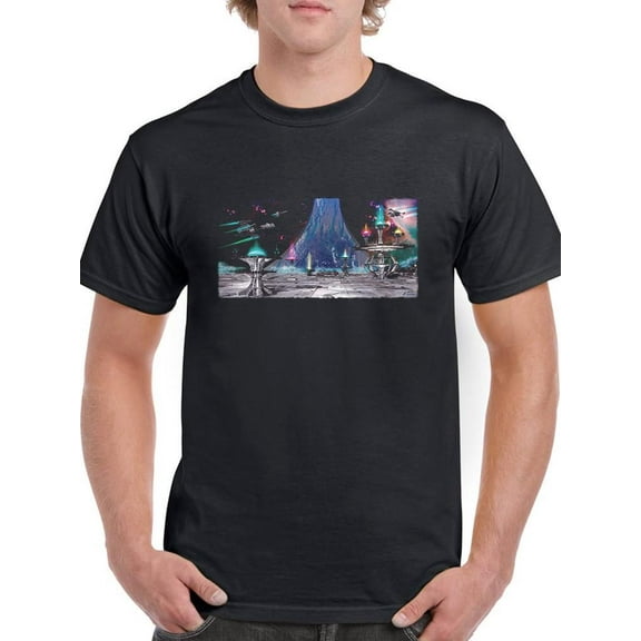 Ring World T-Shirt Men -Anthony Chirstou Designs, Male 5X-Large