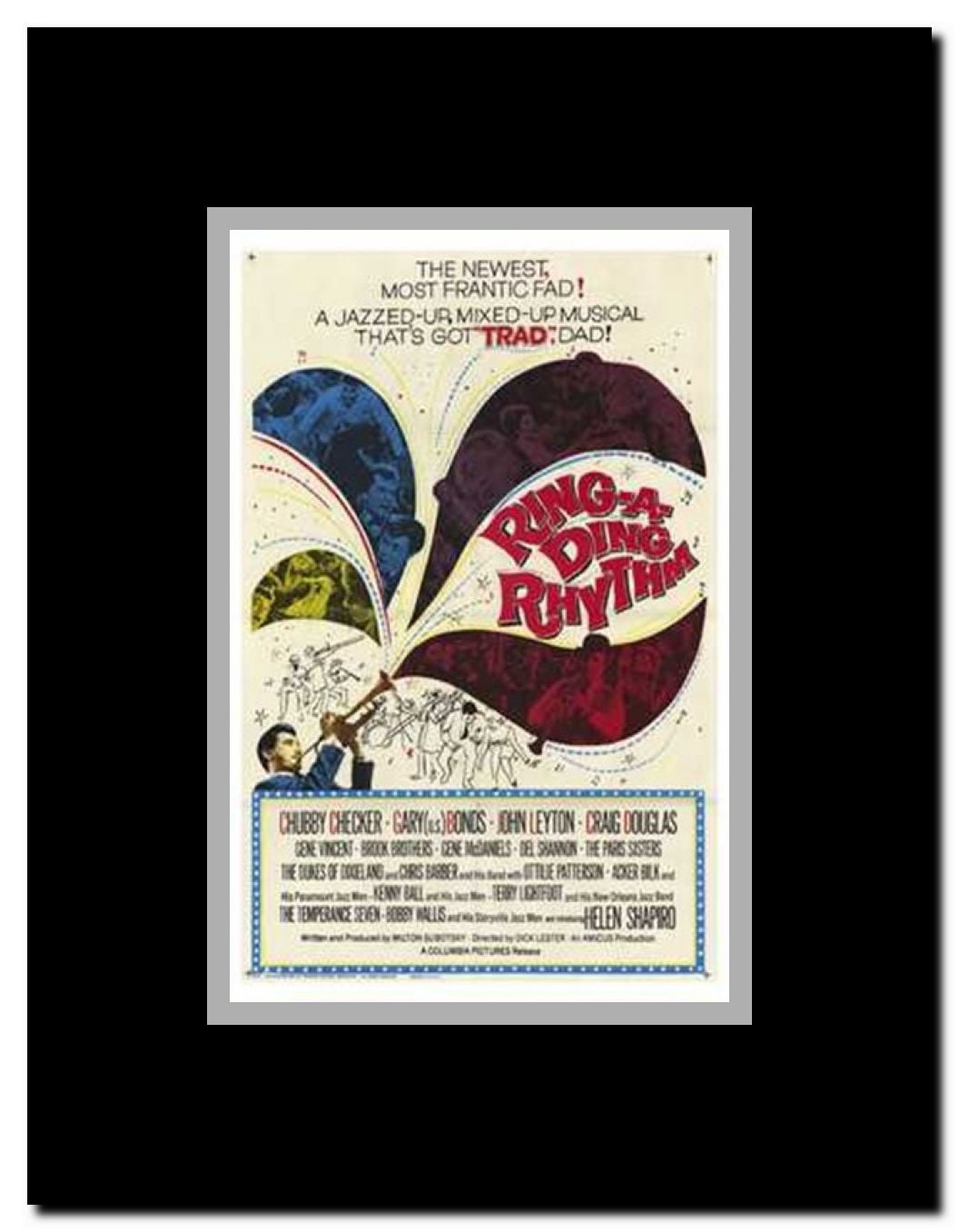 Ring-a-Ding Rhythm Framed Movie Poster