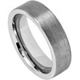 thumbnail image 1 of Ring for Men and Ladies ipauly inc Ring Brushed Pipe Cut Ring – 6mm Wedding Band Ring Ideal Rings for Couples, 1 of 5