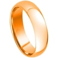 thumbnail image 1 of Ring for Men and Women Gifts With Thought Ring Domed Rose Gold Plated High Polish – 7mm Wedding Band Ring Ideal Rings for Couples, 1 of 5