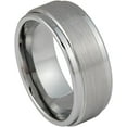 thumbnail image 1 of Ring for Men and Women Gifts With Thought Ring Flat Brushed Center Shiny Stepped Edge – 9mm Wedding Band Ring Ideal Rings for Couples, 1 of 5