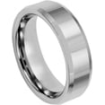 thumbnail image 1 of Ring for Men and Women Gifts With Thought Ring High Polished Beveled Edge – 6mm Wedding Band Ring Ideal Rings for Couples, 1 of 5
