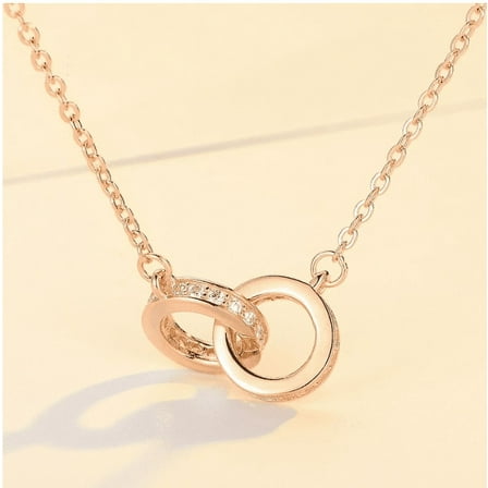 Ring interlocking necklace