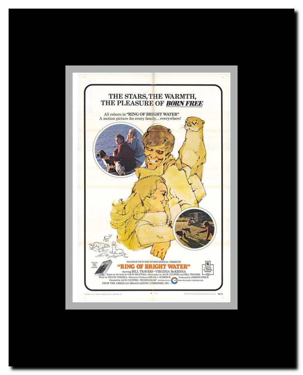 Ring of Bright Water Framed Movie Poster