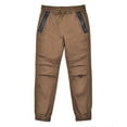 thumbnail image 1 of Ring of Fire Big Boy's Brown Major Slim-Fit Joggers, Medium, 1 of 5