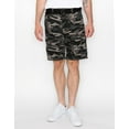 thumbnail image 1 of Ring of Fire Men's Belted 9" and 13" Inseam Twill Cargo Shorts Size 30 to 38 Black Camo-9" Size 36, 1 of 11