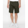 thumbnail image 1 of Ring of Fire Men's Belted 9" and 13" Inseam Twill Cargo Shorts Size 30 to 38 Olive-9" Size 34, 1 of 11