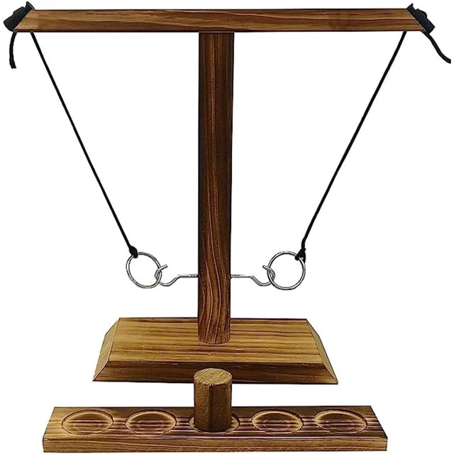 Ring toss Game for Adults & Outdoor/Indoor Yard Games Hook and Ring