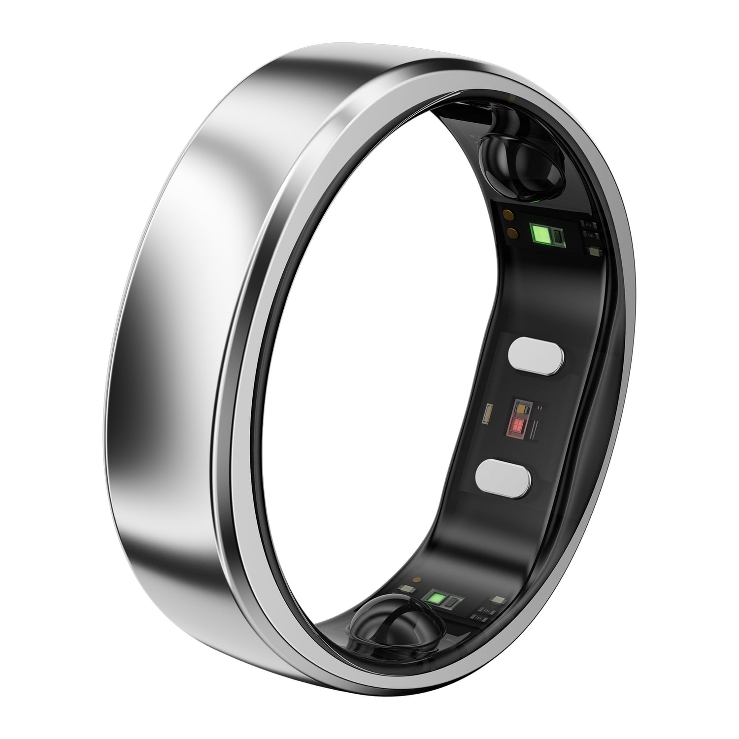 RingConn Gen 2 Air Ultra-Thin Smart Ring with Health Tracking and AI (Size 13; Galaxy Silver)