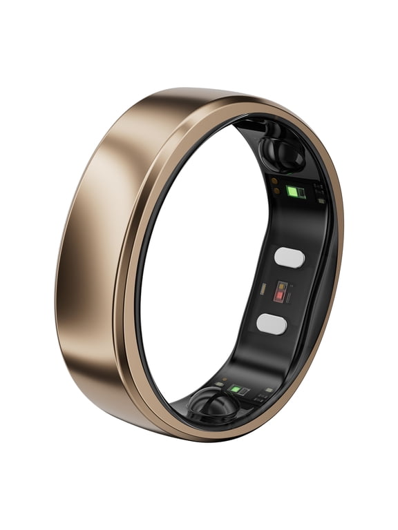 Gen 2 Air Ultra-Thin Smart Ring with Health Tracking and AI (Size 7; Dune Gold)