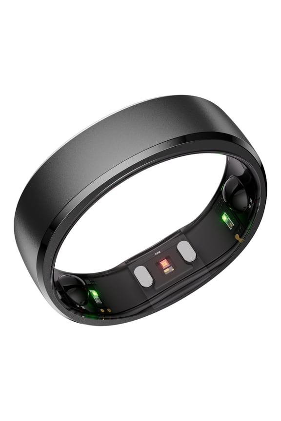 Gen 2 Ultra-Thin Smart Ring with Monitoring and Health Tracking (Size 10; Matte Black), 123031005