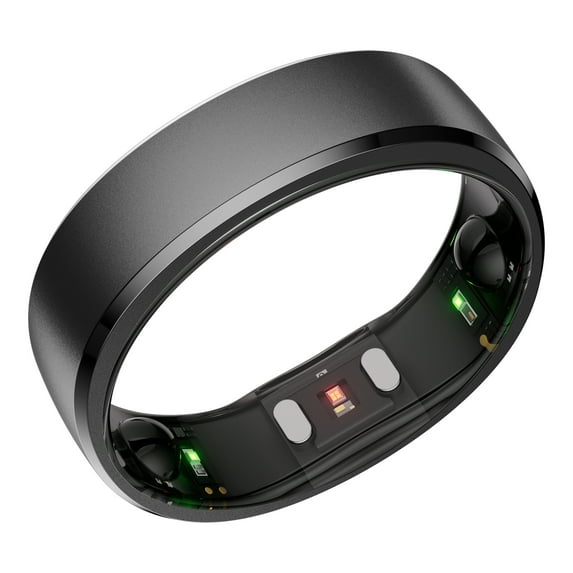 RingConn Gen 2 Ultra-Thin Smart Ring with Monitoring and Health Tracking (Size 10; Matte Black), 123031005
