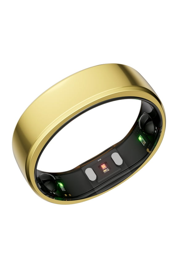 Gen 2 Ultra-Thin Smart Ring with Monitoring and Health Tracking (Size 12; Royal Gold), 123031203