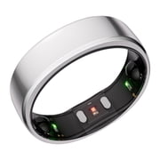 RingConn Gen 2 Ultra-Thin Smart Ring with Sleep Apnea Monitoring and Health Tracking, Size 13, Future Silver