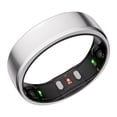 thumbnail image 1 of RingConn Gen 2 Ultra-Thin Smart Ring with Sleep Apnea Monitoring and Health Tracking (Size 14; Future Silver), 123031401, 1 of 14