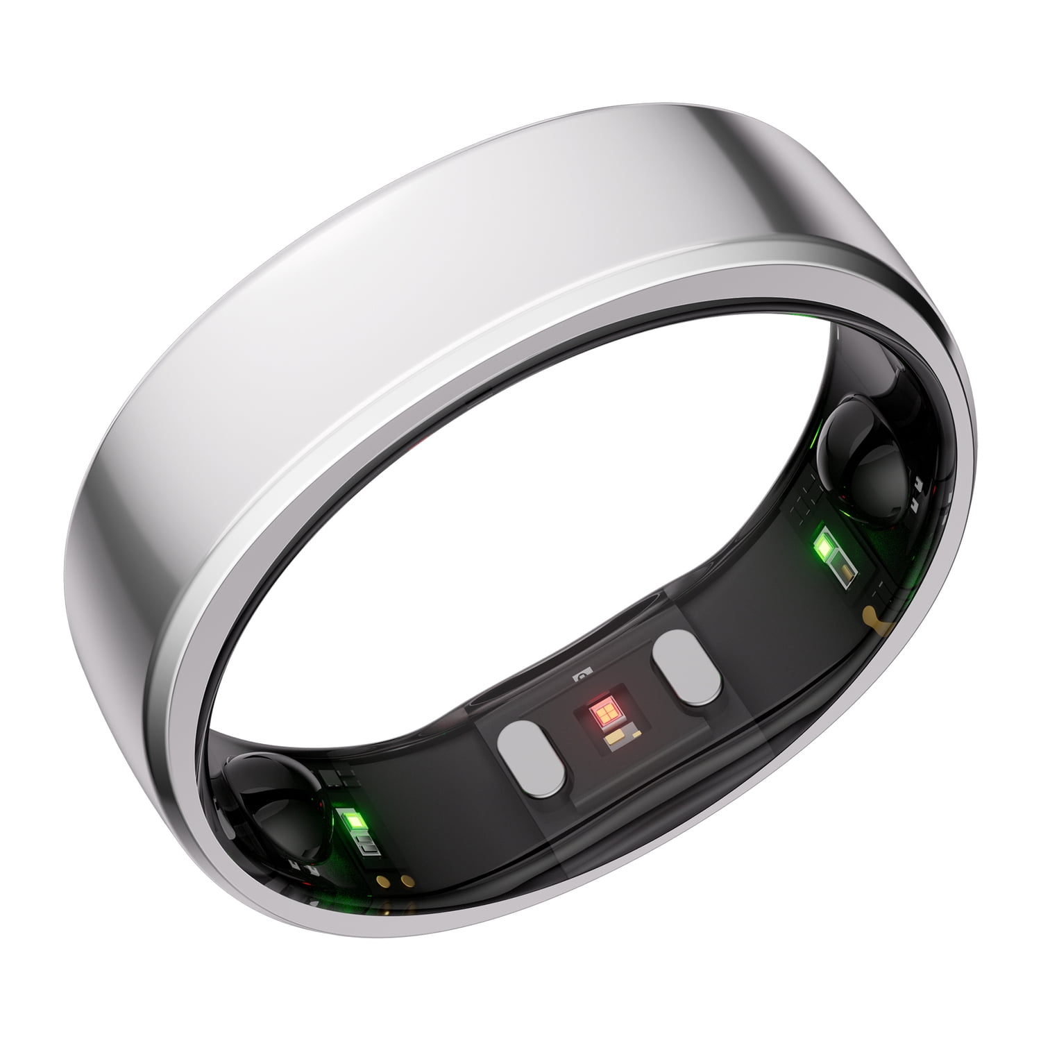 RingConn Gen 2 Ultra-Thin Smart Ring with Monitoring and Health Tracking (Size 7; Future Silver), 123030701