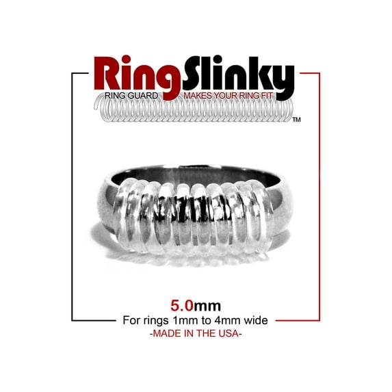 RingSlinky 3 Pack - Ring Guard - Sizes 5.0mm