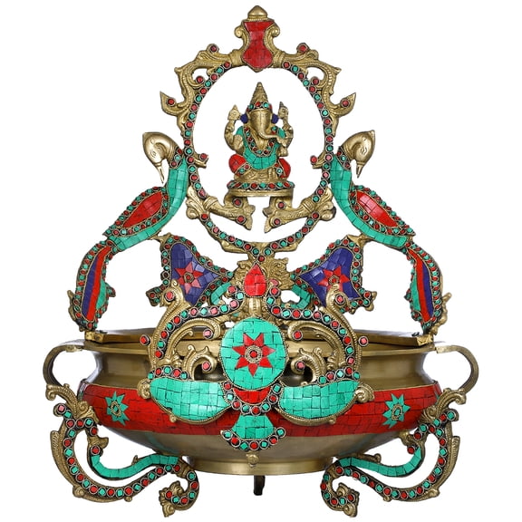 Ringed Lord Ganesha Urli