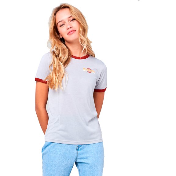 Ringer Short Sleeve T-Shirt [Light Grey Heather]