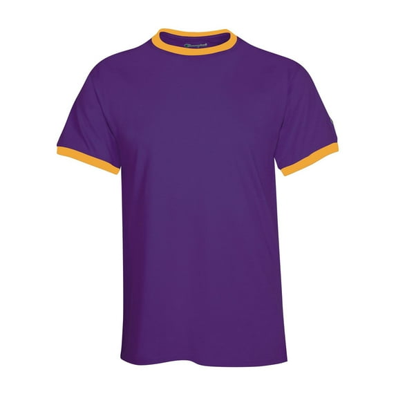 Ringer T-Shirt - Purple/C Gold - 2XL