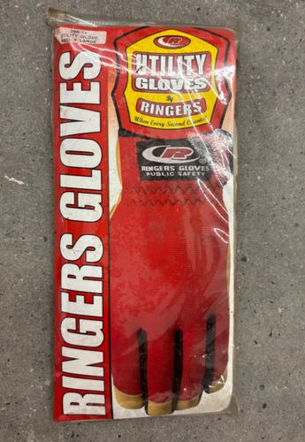 Ringer Utility Ranger Gloves Red/Tan Size Xl Brand New