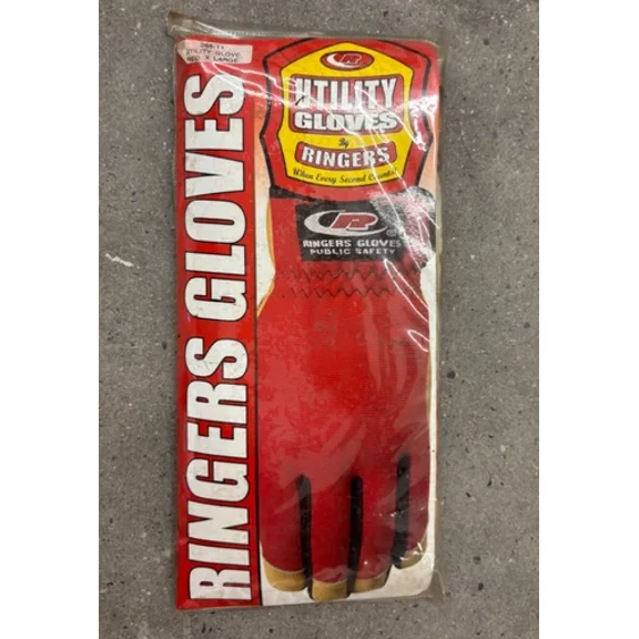 Ringer Utility Ranger Gloves Red/Tan Size Xl Brand New