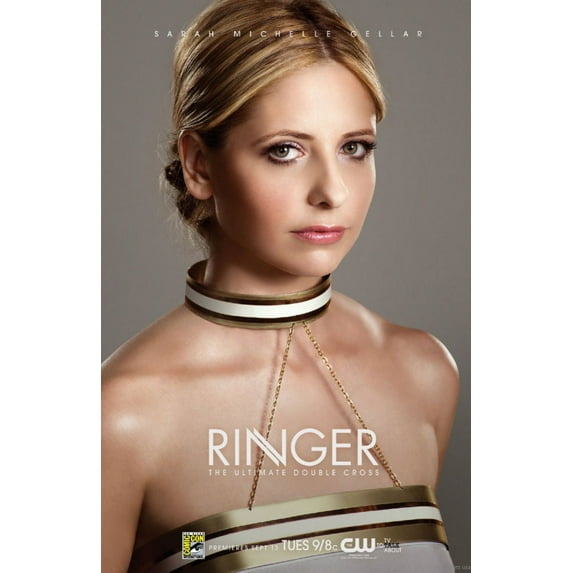 Ringer poster Sarah Michelle Gellar 12x16 Print on Metal Sign 12in x 16in Square Adults Z Posters