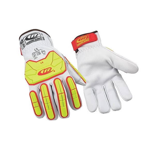 Ringers Gloves Leather Impact Gloves, Cut Level A5 ,Uncoated ,S 1 PR 665-08