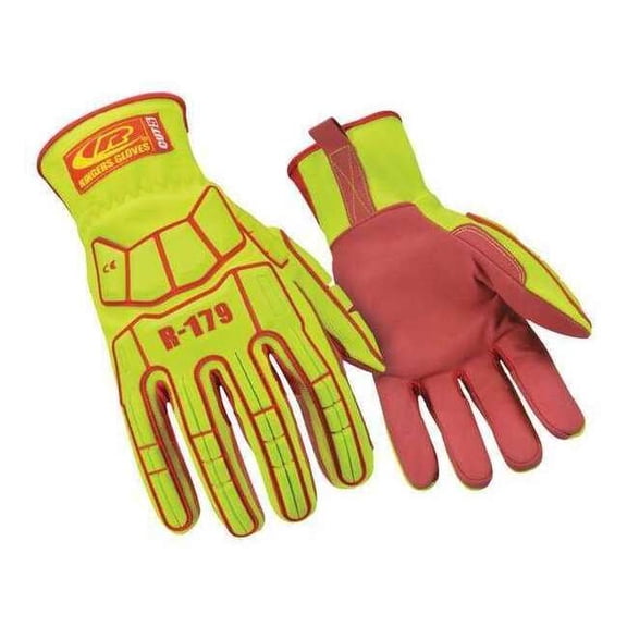 Ringers Gloves Impact Gloves,L,Full Finger,PR 179-10
