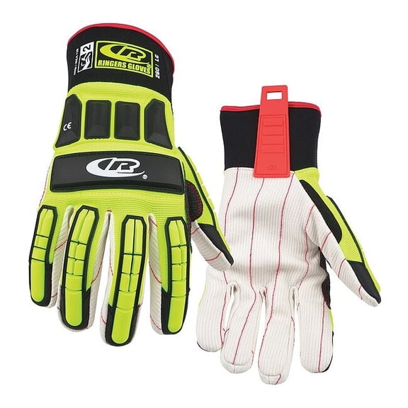 Ringers Gloves Impact Resistant Gloves,Green,L,PR 260