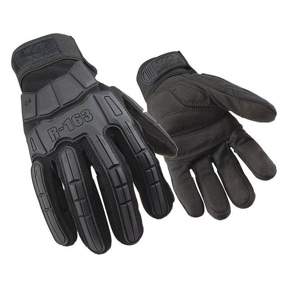 Ringers Gloves Impact Resistant Gloves,Black,S,PR 163