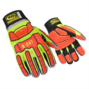 Ringers Gloves R-347 Rescue Glove, Protection in High Intensity Jobs - First Responders, Rescue, Extrication, Hi-Vis, XXX-Large
