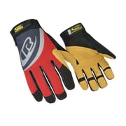 Ringers Rope Rescue Gloves, Black/Red, Large