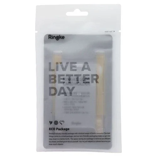 Ringke Adhesive Slot Card Holder For Phone Case - Clear Mist