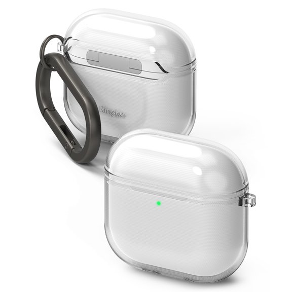 Ringke Air for AirPods 4 Case, Transparent Minimalistic Sleek Lightweight Flexible Anti-Scratch Perfect Fit TPU Cover for AirPods 4th Generation (2024) - Clear