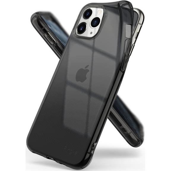 Ringke Air Case Compatible with iPhone 11 Pro, Lightweight & Thin Flexible TPU Scratch Resistant Cover - Smoke Black