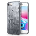 thumbnail image 1 of Ringke Air Prism Case Compatible with iPhone 7, 3D Geometric Design Slim TPU Cover - Smoke Black, 1 of 8