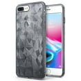 thumbnail image 1 of Ringke Air Prism Case Compatible with iPhone 8 Plus, 3D Geometric Design Slim Cover - Glitter Gray, 1 of 7