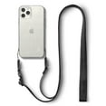 thumbnail image 1 of Ringke Air & Shoulder Strap Case Compatible with iPhone 12 Pro / 12, Lightweight Thin TPU Cover with Shoulder Strap - Glitter Clear / Black, 1 of 10