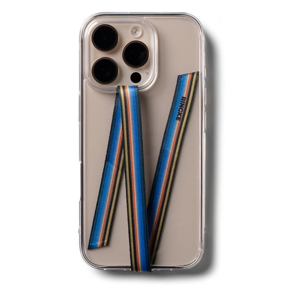 Ringke Band Strap [Easy Installation] for Universal Phone Case, Adhesive Slim Phone Holder Hand Strap - Stripe